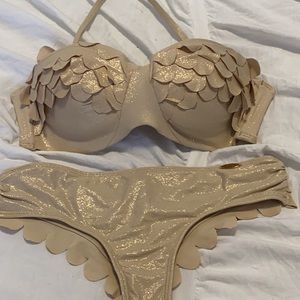 Luli fama bikini gold shine